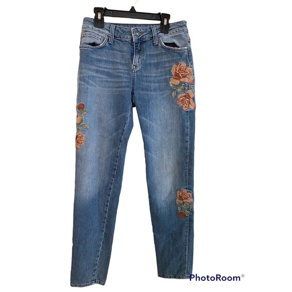 Mavi Denim - Mavi Jean Co. Embroidered Flower Jeans ADA Boyfriend 25/29